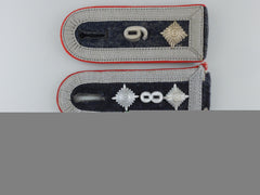 Three Luftwaffe Flak Artillery Nco’s Shoulder Straps