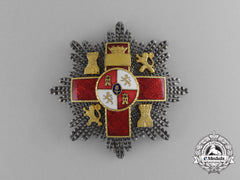 A Spanish Order Of Military Merit; 2Nd Class Breast Star With Red Distinction