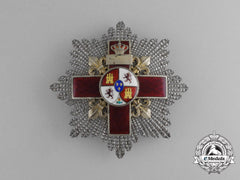 A Spanish Order Of Military Merit; 2Nd Class Breast Star With Red Distinction,