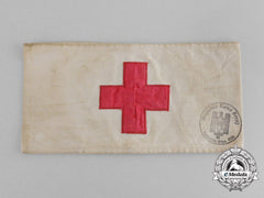 A Drk (German Red Cross) District Vienna South Membership Armband; Dated 1942