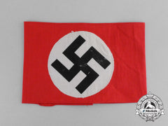 A Nsdap Supporters Armband; Stamped “Nsdap Schwäbisch-Gmünd”