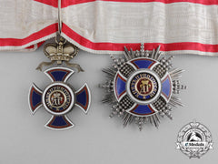 A Montenegrin Order Of Danilo; 2Nd Class Commander Set (1861-1918)