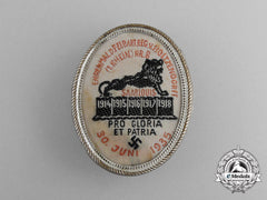 A 1935 Memorial Unveiling Ceremony Of The Field Artillery Regiment Holzendorf Badge