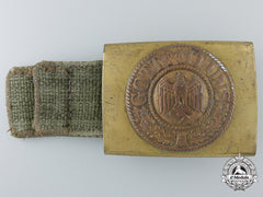 A Kriegsmarine (Tropical) Buckle With Drab Tab