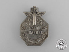 A 1934 “Crafts And Trade” Badge
