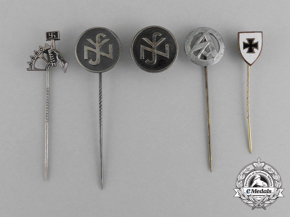 five_second_war_german_membership_and_supporter’s_badges_and_stick_pins_g_736_1