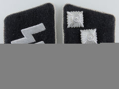 A Set Of Waffen-Ss Obersturmführer Collar Tabs