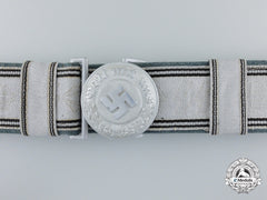 A Police Officer’s Buckle With Ss Brocade Belt By Assmann; Published Example