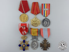 Six European Orders, Decorations, And Medals
