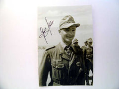 Knights’ Cross Winner-Post War Signature / Photo