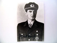 Knights’ Cross Winner-Post War Signature / Photo