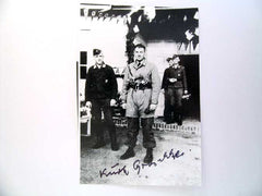 Knights’ Cross Winner-Post War Signature / Photo