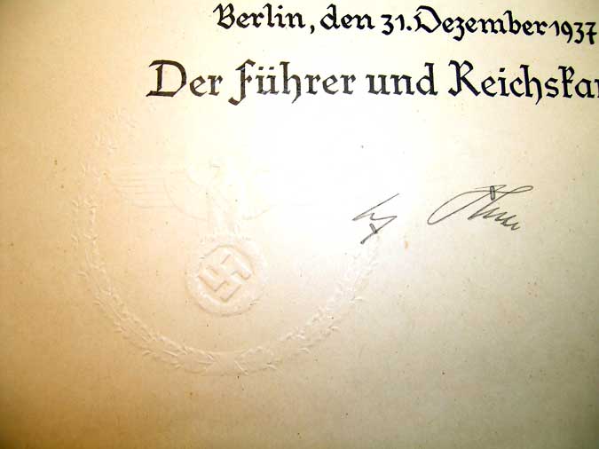 a._hitler/_h._goring_original_signatures_gd174005
