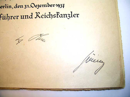 a._hitler/_h._goring_original_signatures_gd174006
