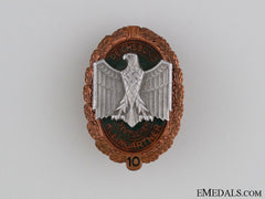 German Gardeners Ten Years' Service Badge
