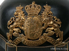 A 1915 Bavarian Pickelhaube To The 19Th J.r.