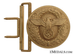 Political Leader’s Round Buckle And Belt