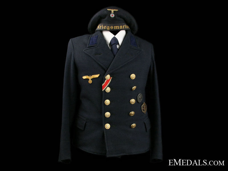 Kriegsmarine Pea Coat Cap – eMedals - Main Image