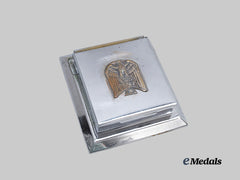 Germany, Third Reich. A Patriotic Tabletop Cigarette Case