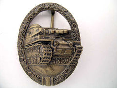 Tank Assault Badge In Bronze