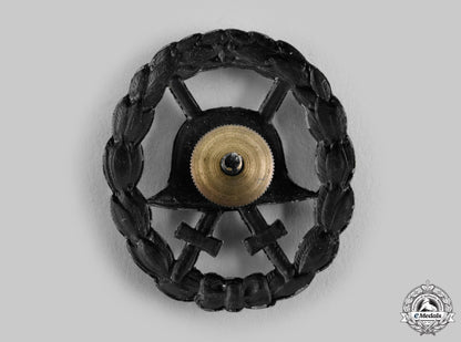 Germany, Imperial. A Wound Badge And Document To Günther Blechschmidt, C. 1918