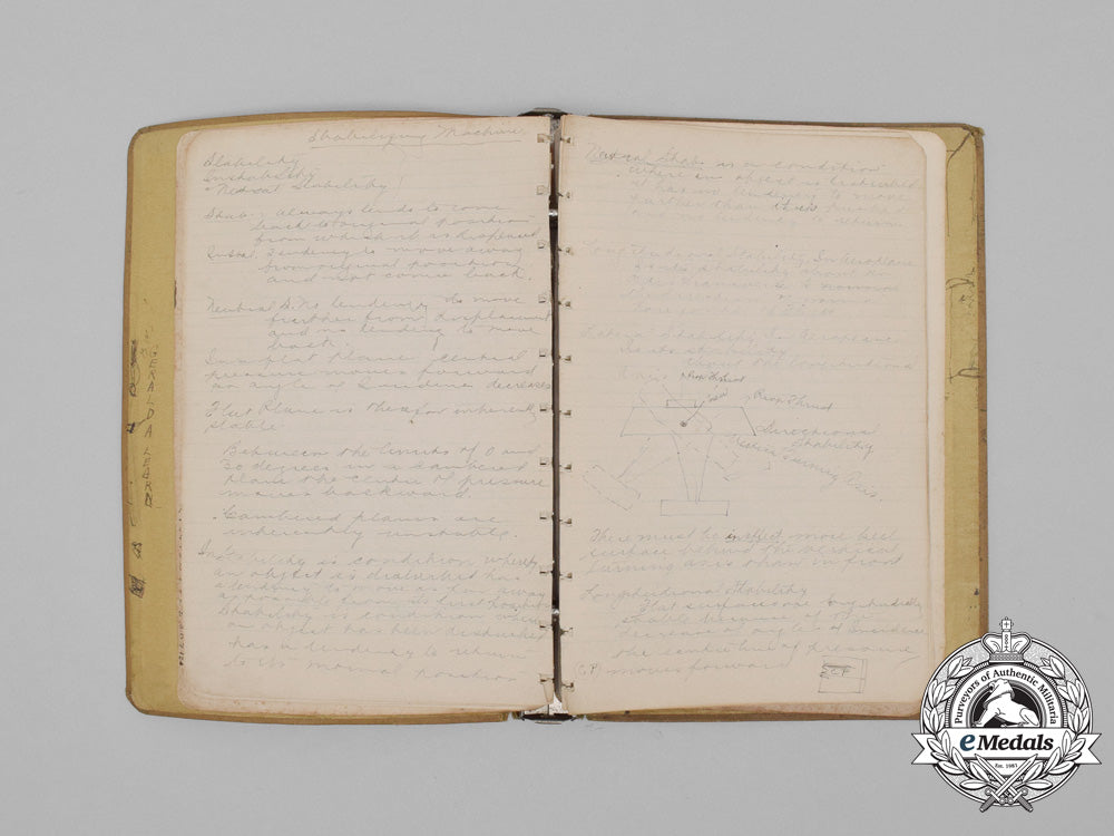 a_rfc_other_ranks_tunic&_note_book_of_flying_officer_g.a._learn;_no.210_squadron_kia1918_h_056_1