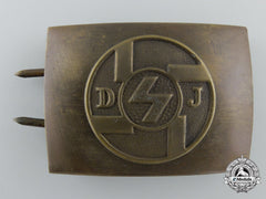 An Early German Youth Dj Belt Buckle; Published Example