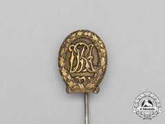 A Gold Grade Drl Sports Badge Miniature Stick Pin By Christian Lauer