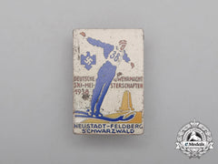 A 1938 Drl German Citizen And Wehrmacht Ski Championships In Schwarzwald Badge