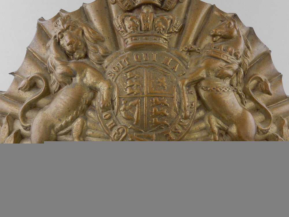 a_victorian12_th(_the_prince_of_wales's)_royal_regiment_of_lancers_helmet_plate,_c.1860_s_h_316