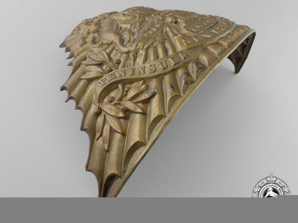a_victorian12_th(_the_prince_of_wales's)_royal_regiment_of_lancers_helmet_plate,_c.1860_s_h_320