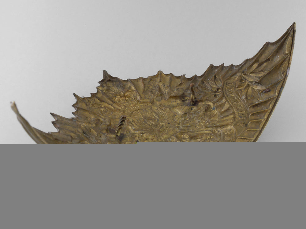 a_victorian12_th(_the_prince_of_wales's)_royal_regiment_of_lancers_helmet_plate,_c.1860_s_h_321