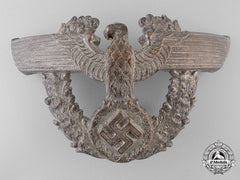 A German Police Officer's Shako Plate