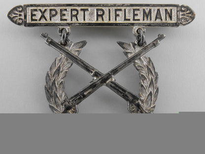a_marine_corps_expert_rifleman_marksmanship_badge_named_to_private_wilfred_h._knoll_h_398