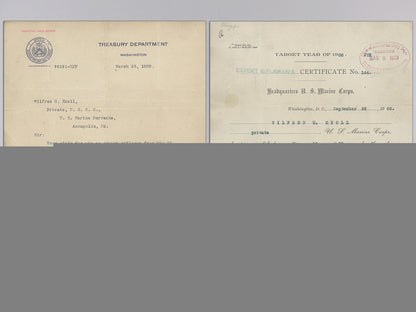 a_marine_corps_expert_rifleman_marksmanship_badge_named_to_private_wilfred_h._knoll_h_402