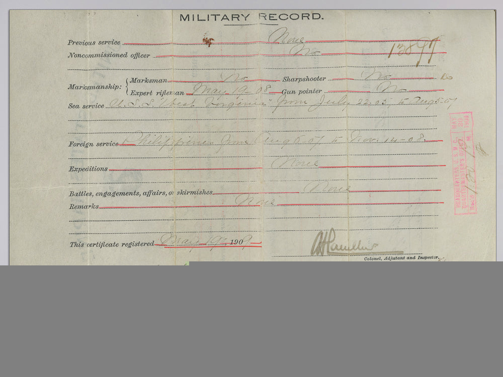 a_marine_corps_expert_rifleman_marksmanship_badge_named_to_private_wilfred_h._knoll_h_403
