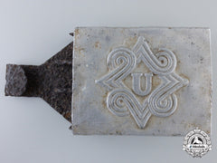 Croatia, Independent State. An Elite Ustasha Unit PTB Belt Buckle; Recovered Example
