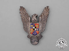 A Second War Romanian Air Force Pilot's Badge In Silver