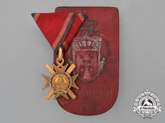 A Serbian Order Of The Cross Of Takovo; 5Th Class Knight, Cased