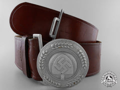 A Rad Officer’s Belt And Buckle By Overhoff & Cie. Lüdenscheid