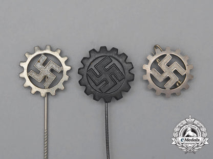 three_daf(_german_labour_front)_membership_badges_and_stickpins_h_655_1