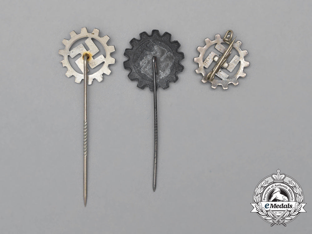 three_daf(_german_labour_front)_membership_badges_and_stickpins_h_657_1