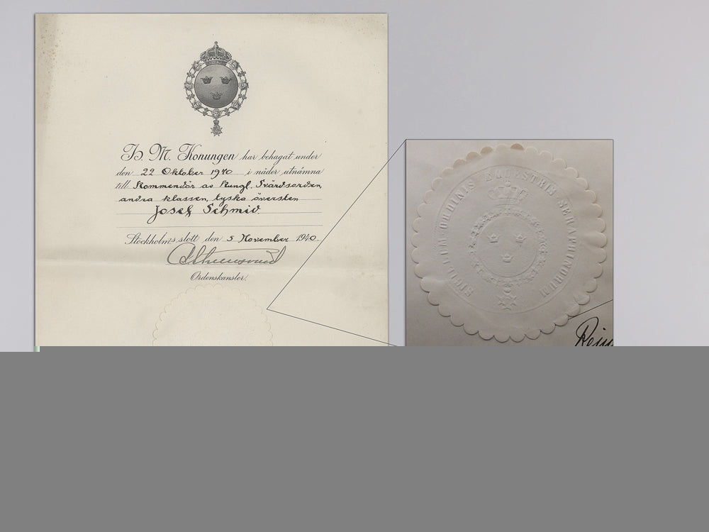 a_swedish_order_of_the_sword_with_document_to_generalleutnant_joseph_schmid_h_697