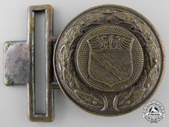 A Rheinland Fire Defence Officer's Belt Buckle; Published Example