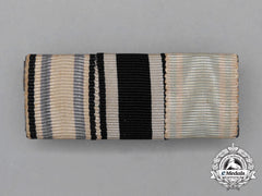 A First War Bavarian Order Of Military Merit Medal Ribbon Bar