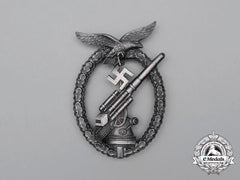 An Early Luftwaffe Flak Badge In Its Case Of Issue