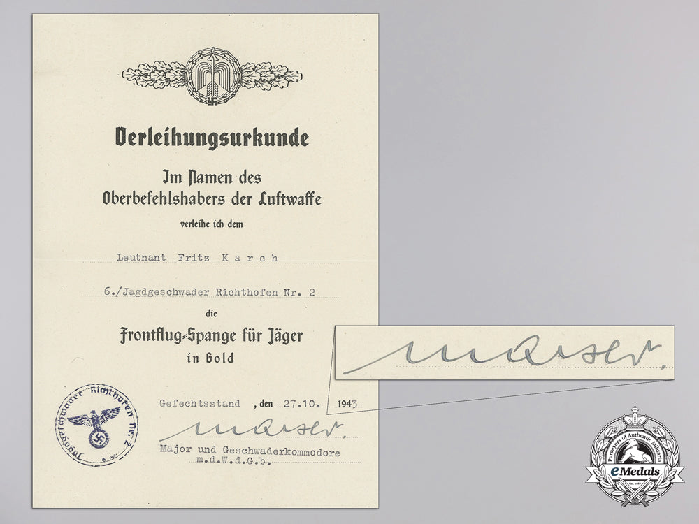 germany,_luftwaffe._a_group_of_documents_to_a_fighter_ace_fritz_karch;47_air_victories_h_845