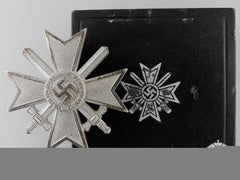 A War Merit Cross First Class With Swords In Case