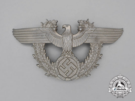 a_third_reich_period_german_police/_gendarmerie_shako_plate_h_863_1