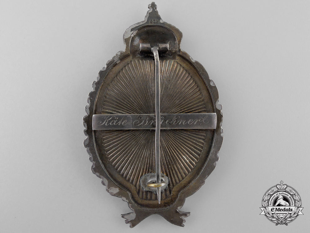 a_first_war_prussian_oberser's_badge_named_to_käle_brückner_h_871